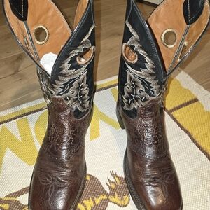 Dan Post Tan Leather Cowboy Boots